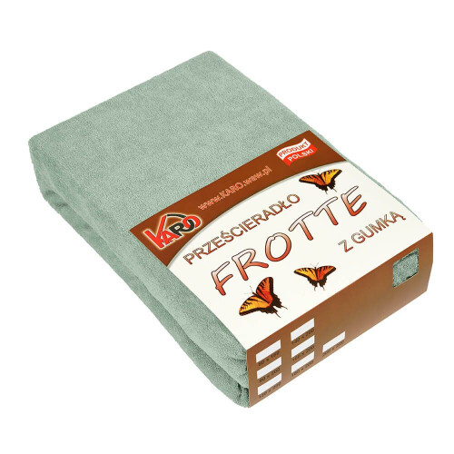 Drap-housse en éponge 160x200 olive 013 KARO