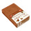 Drap-housse en éponge marron 160x200 040 KARO 1