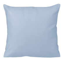 Taie d'oreiller en satin 40x40 bleu 009 couleur unique