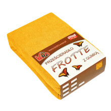 Drap-housse en éponge 120x200 moutarde soleil 005 KARO