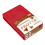 Drap-housse en éponge rouge 140x200 024 KARO 1