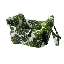 Coussin de repos flexible pour chien adapté au transport et-Vert