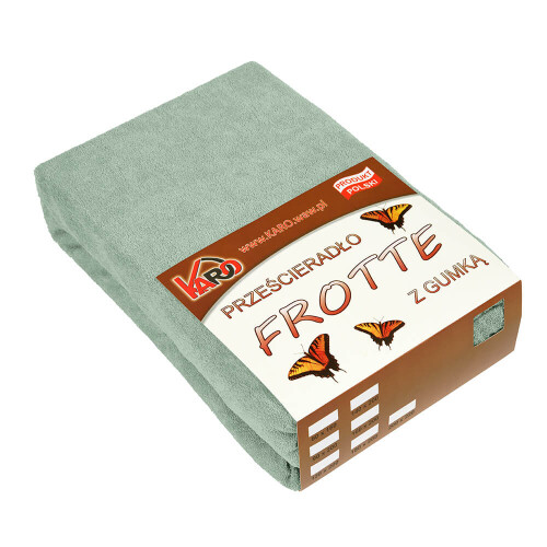 Drap-housse en éponge 180x200 olive 013 KARO