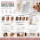 3 Color LED Lighted Makeup Mirror Touch Screen 10X 1