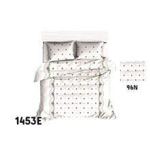 Taie d'oreiller 50x60 1453E bordure blanche rouge 96N