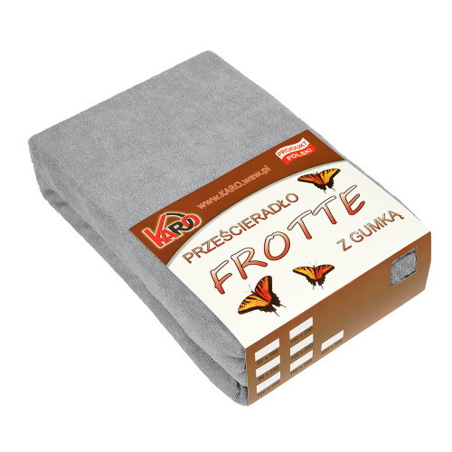 Drap-housse en éponge 220x240 gris 060 KARO