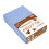 Drap-housse en éponge 80x200 bleu 028 KARO 1