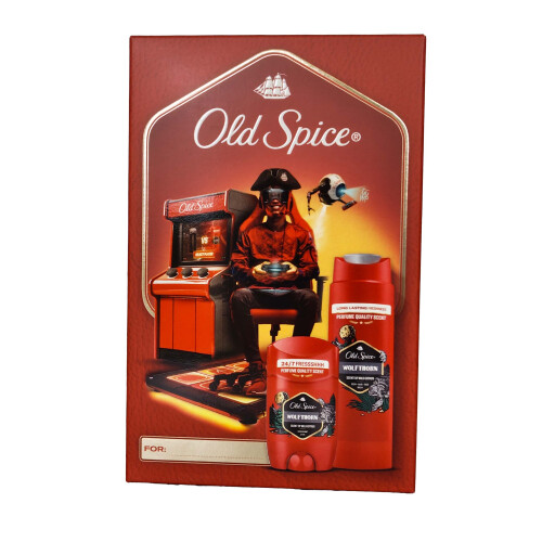 Old Spice Wolfthorn Old Spice Set - Shower Gel/Shampoo 250ml Deodorant Stick 50ml