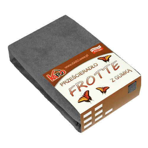Drap-housse en éponge 200x220 anthracite 072 KARO