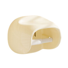 Praktische toiletrolopbergstandaard met bovenplatform voor-Wit