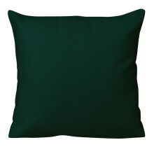 Taie d'oreiller en satin 40x40 vert bouteille 036 couleur unique