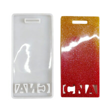 Siliconen mal voor naambadges, kaart, studentenwerkpas,-882