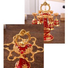 Einzigartiges, gehämmertes-Goldenes Weiß und Rot