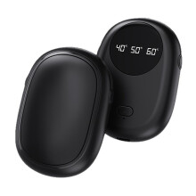 2er-Pack wiederaufladbare Handwärmer, 1200 mAh tragbare elektrische Taschenwärmer, 3 Heizstufen, kompaktes Powerbank-Design, f