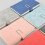 Portable 32K Notebook Magnetic Closure PU Leather-Navy Blue 10