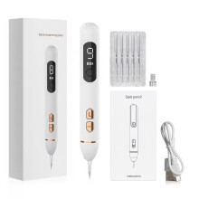 Elektrischer Stift zur Entfernung von Muttermalen und Warzen mit 9 Leistungsstufen für Gesicht, Hände und Körper. Geeignet für Muttermale, W