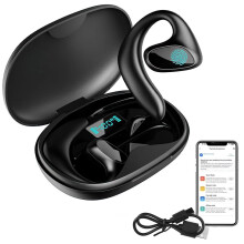 Bluetooth-Ohrhörer mit Echtzeitübersetzung in 144 Sprachen, HD-Sound, Ladecase, Musik- und Anrufmodus, tragbar und