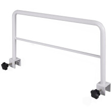 Bettschutzgitter aus Kohlenstoffstahl, 50 x 30 cm, kein Bohren erforderlich, für Bettgestelle mit 18–44 mm Stärke, Sicherheitsbarriere für