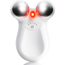 Gesichtsmassagegerät mit Mikrostrom, Anti-Falten-Roller, 3 Intensitätsstufen, straffendes und liftendes Massagegerät