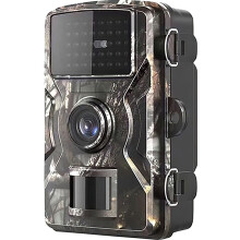 Wildkamera mit Bewegungsmelder, Nachtsicht, 12 MP 1080p, IP66 wasserdicht, Wildtierkamera für Tierfotografie