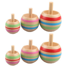 Tabletop Mini Gyro Fingertip Gyroscope 6pcs Children Portable Anti Stress Spinning Tops Toy 80/90S Childhood Souvenir