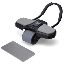 ABS WHEEL AUTOMATIKUS KERÉK A HASIZOMOK EDZÉSÉHEZ TÁMASZTÓVAL KA10 FEKETE