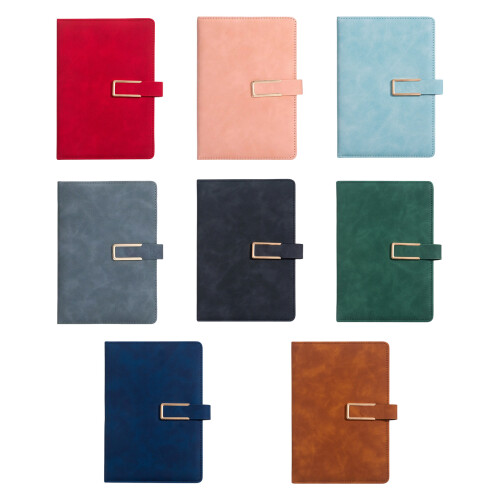 Refined 32K Notebook Magnetic Closure PU Leather-Lake blue 1