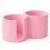 Organizer rosa da bagno per dischetti struccanti e cotton fioc 1