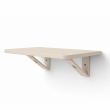 Mini étagère murale beige pour petits objets de décoration