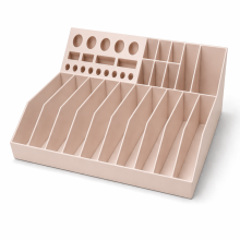 Organizzatore per attrezzi da officina beige per cacciaviti e pinze