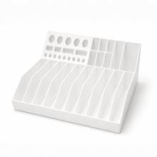 Organizzatore bianco per attrezzi da officina, per cacciaviti e pinze