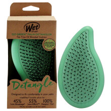 Wet Brush Go Green Palm Spazzola Districante con Olio di Tea Tree - Setole Ultra-Morbide per Tanti