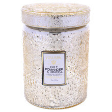 Japonica Collection Großer vergoldeter Pomander & Hinoki-Schilfrohr von Voluspa 18 oz