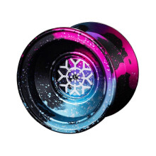 (Purple) Professional Metal Aluminum Alloy Yoyo With 10 Ball Bearing High Speed Kids Toy Lightweight Flexible Shock-resistant Fall-resistant