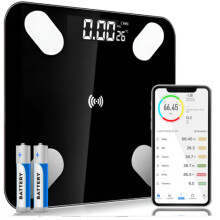 BILANCIA ELETTRONICA ANALITICA DA BAGNO BMI BLUETOOTH 180KG SMART 25in1