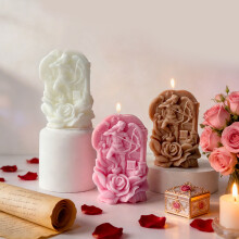 Handcrafted Angel Shape Fragrances Scented Candle For-4