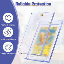 35PT Clear Plastic Card Protectors With Stand Card Collection-4