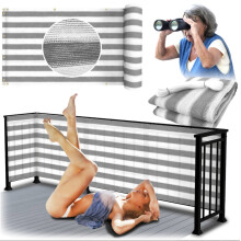 Tapis de protection pour balcon/terrasse, protection UV 95%, maille 100 x 700 mm, GoGarden