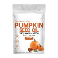 (300 capsules) Pumpkin Seed Oil Softgels 180 Capsules Natural Pumpkin Vitamin Supplement Health Wellness