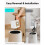 12 Pack E25 E28 Dust Bags Compatible for  Omni Robot Vacuum E25 E28, 4 Layer Filtration System 5