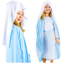 Maria Fødselskostume til kostumebal Maria Fødselskostume Maria Fødselskostume til børn Størrelse 134-140
