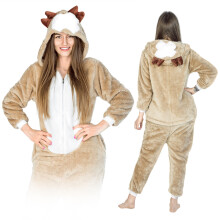 PIGIAMI INTERI Pigiama da donna per uomo tutina scura costume kigurumi tuta da renna M