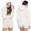 Einteiliger Pyjama, warmer Overall mit Kapuze, Größe L 1