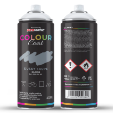 ProMatic Colour Coat Dusky Taupe RAL 220 50 05 Gloss Acrylic Spray Paint 400ml