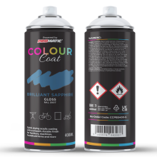 ProMatic Colour Coat Brilliant Sapphire RAL 5007 Gloss Acrylic Spray Paint 400ml