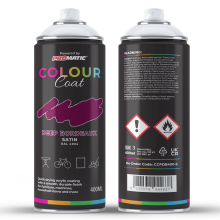 ProMatic Colour Coat Deep Bordeaux? RAL 4004 Satin 1K Acrylic Spray Paint 400ml