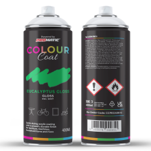 ProMatic Colour Coat Eucalyptus RAL 6037 Gloss 1K Acrylic Spray Paint 400ml