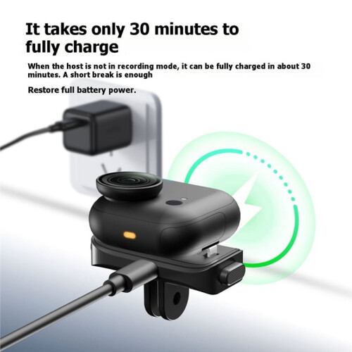STARTRC Quick Release Charging Dock for  Go Ultra Thumb Camera Multi-Functional Magnetic Fast Charging Stand Black 2