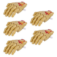 5pcs Halloween Wind Up Toy Pop-Up Toy Ghost Hand Clockwork Toy (As shown)