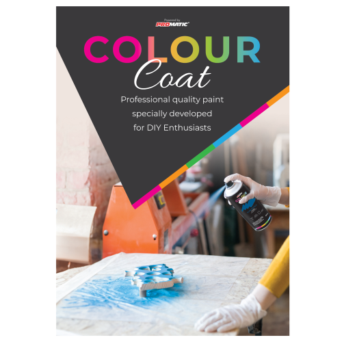 ProMatic Colour Coat Grey Primer Matt Spray Paint 400ml 2